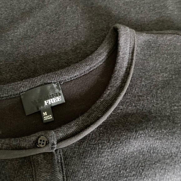 Wilfred Free Grey 68%Cotton 23%Modal Oversized Long Top size M - Picture 10 of 12